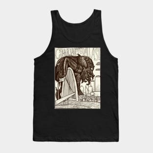 Cthulhu Goes To Dallas! 4 Tank Top